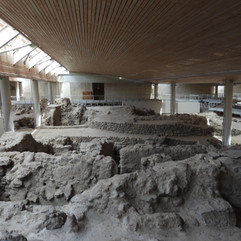 Archeological site, Akrontini on Santorini