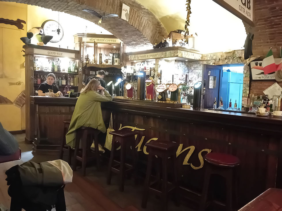 Inside bar, The Tucan, Bergamo Citta Alta
