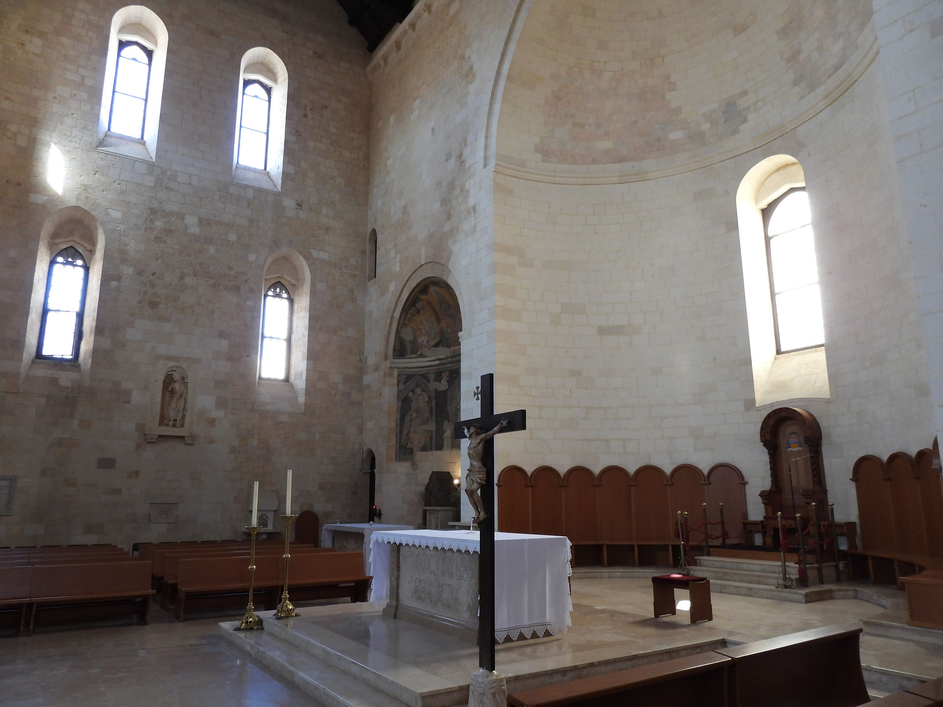 Presbytery with altar