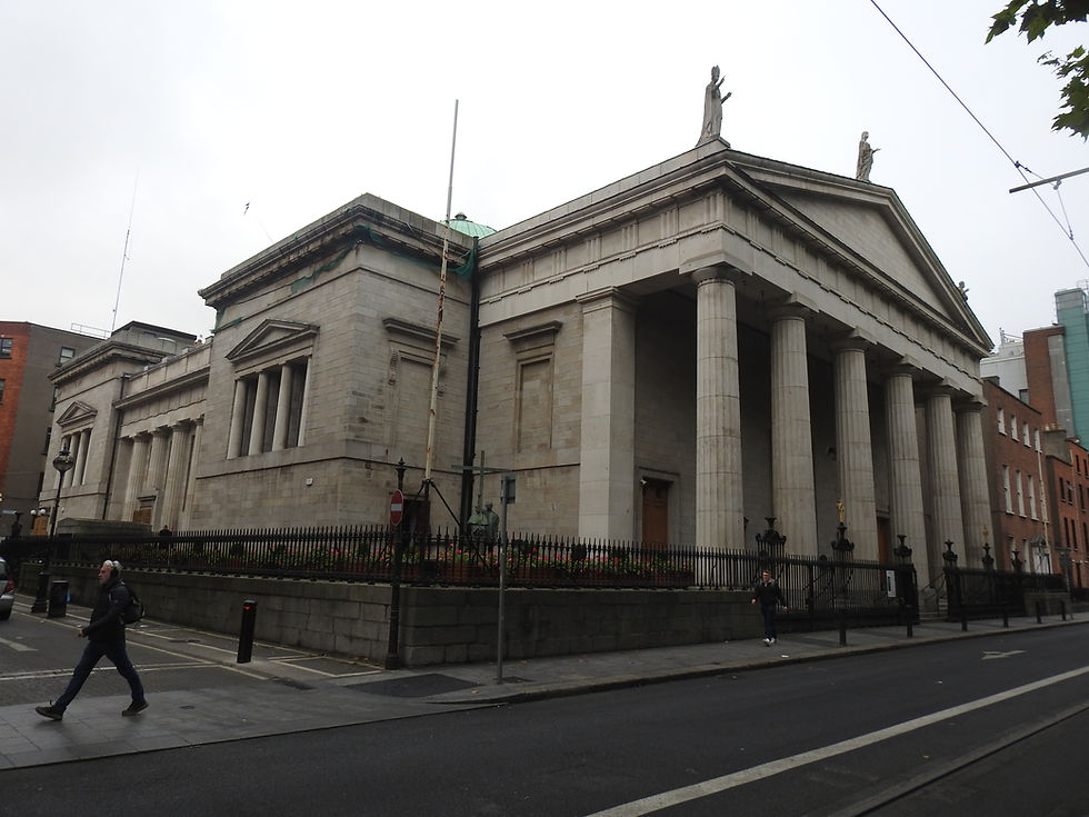 Front facade, St Mary's Cathedral, Dublin, Ireland
