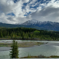 Bow River along Canada Hwy 1