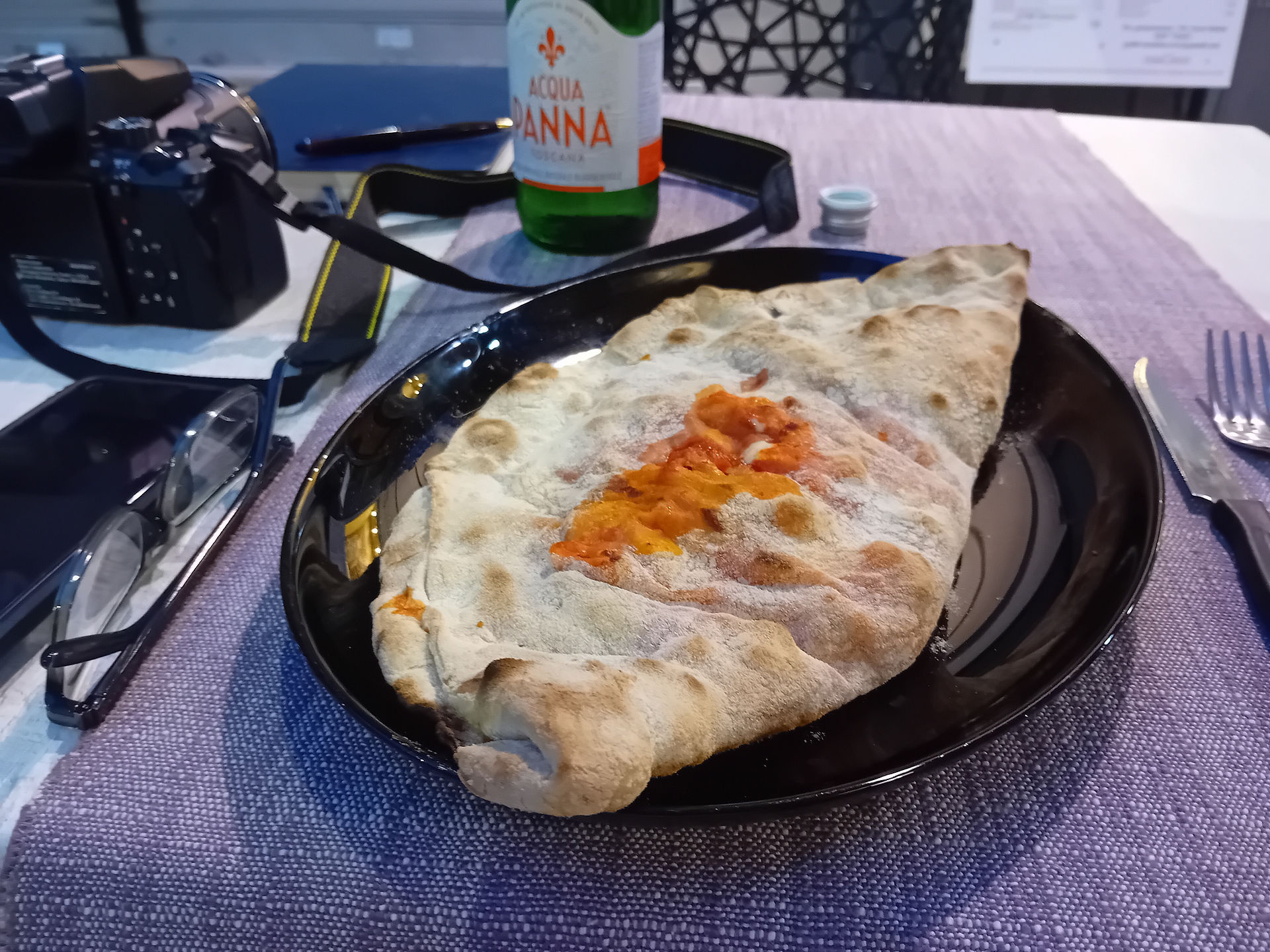 Calzone Farcito, Locanda del Mercato, La Spezia
