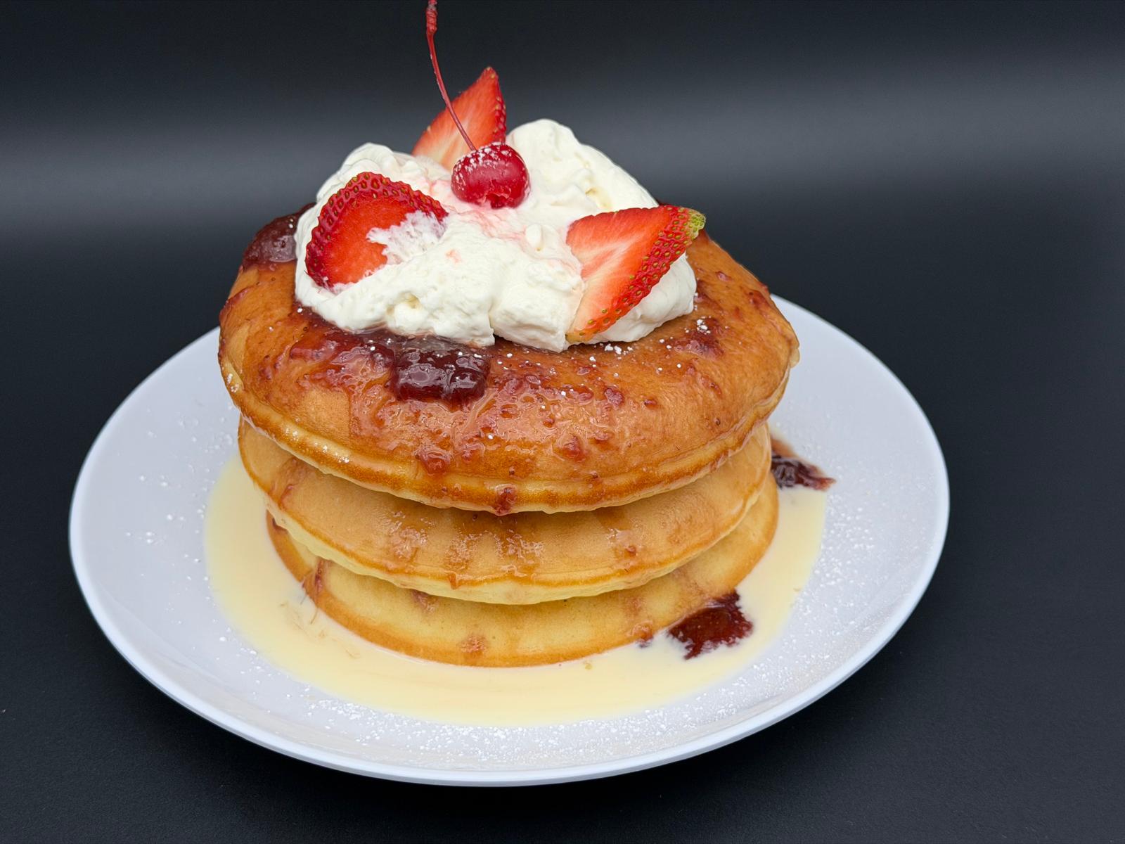 Tres Leches Fluffy Pancakes