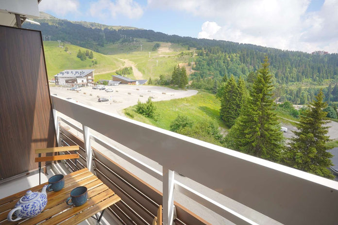 Location appartement Chamrousse Balcon exposé Sud