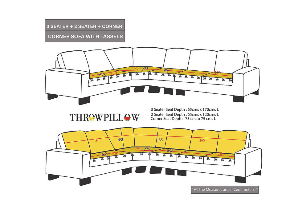 Thumbnail: Teal Blue Curve Corner Sofa  Cover