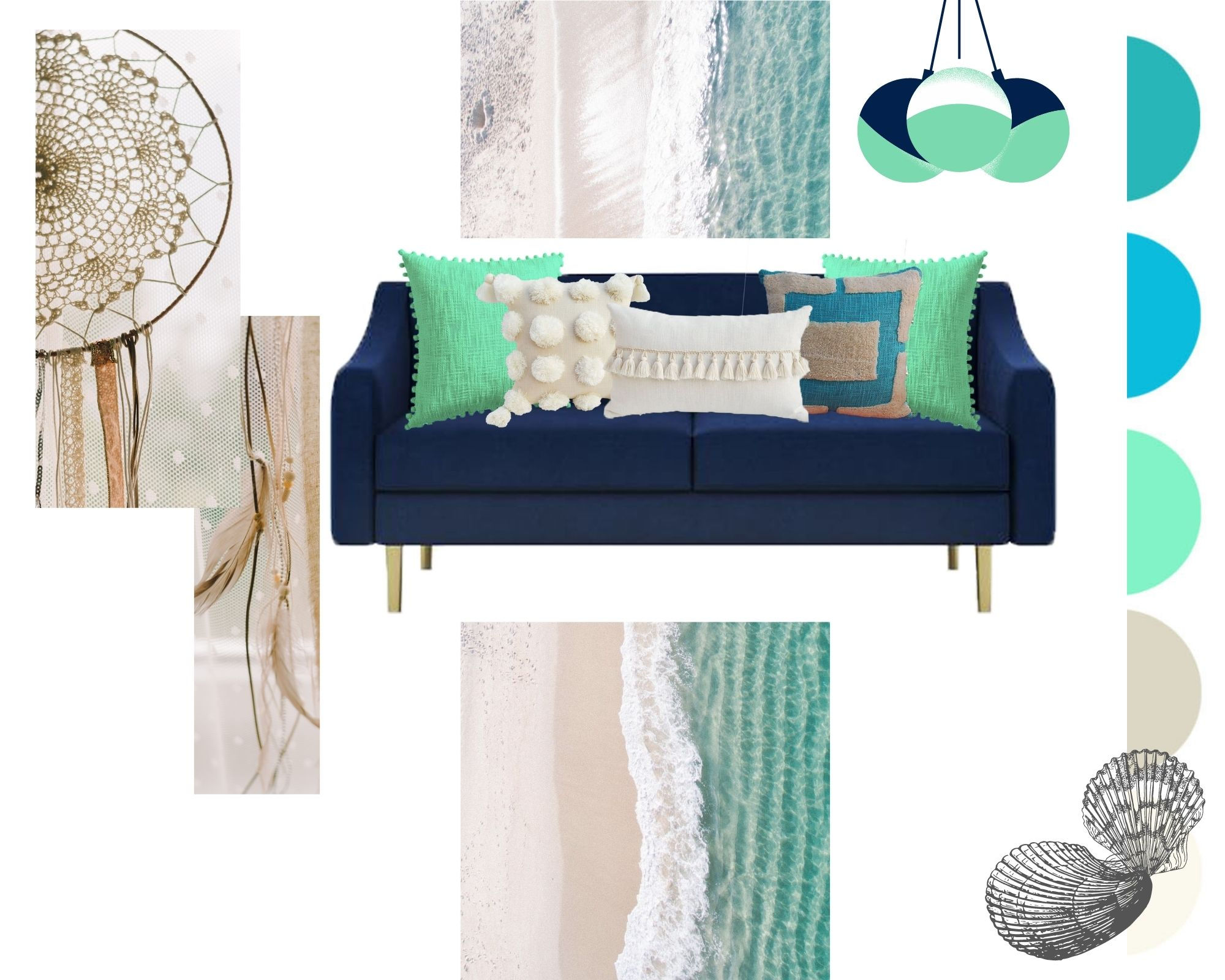 By The Sea Cushion Cover Combo