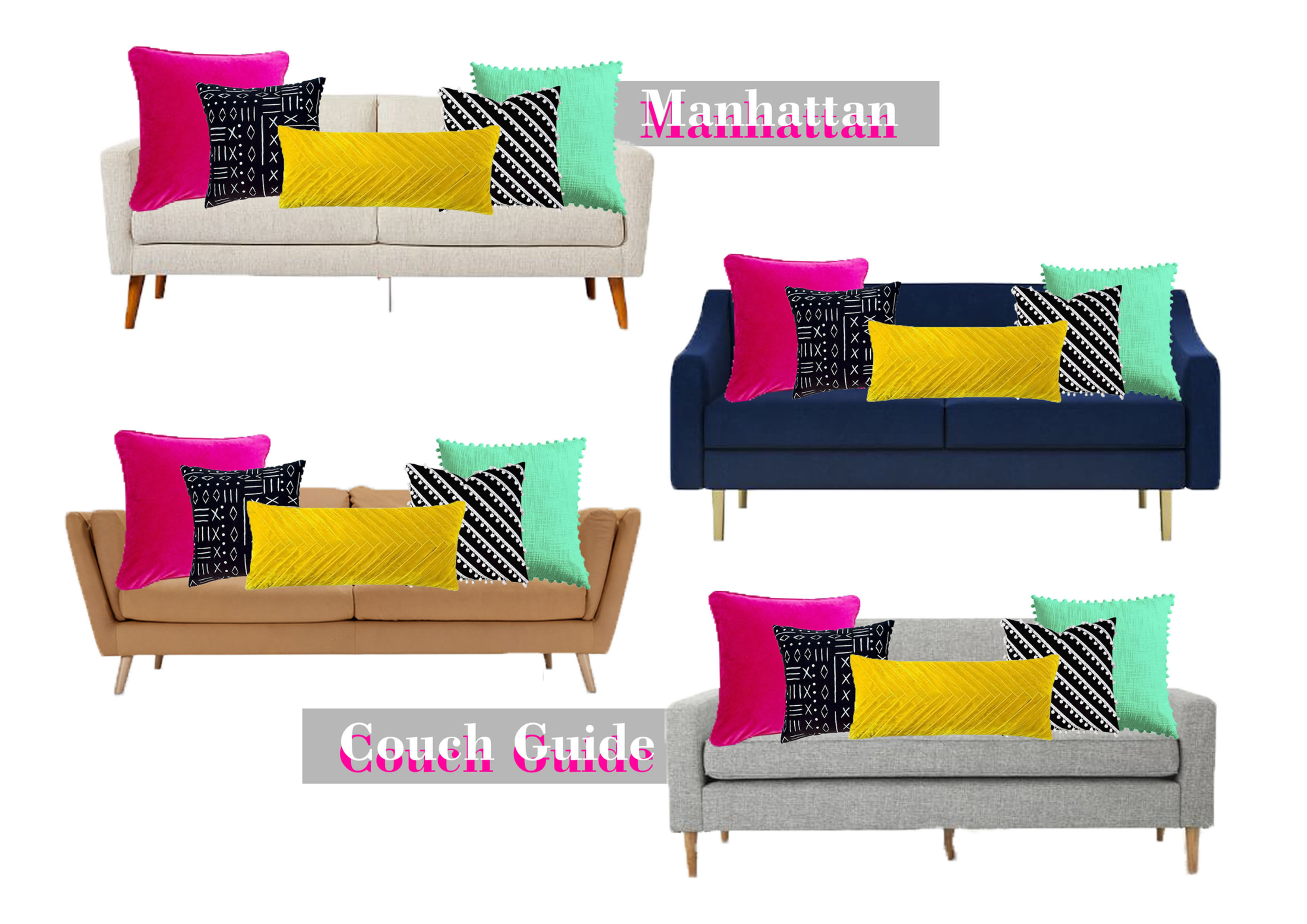 Manhattan Cushion Cover Combo