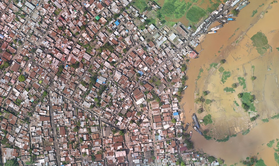 Kinshasa aerial photo