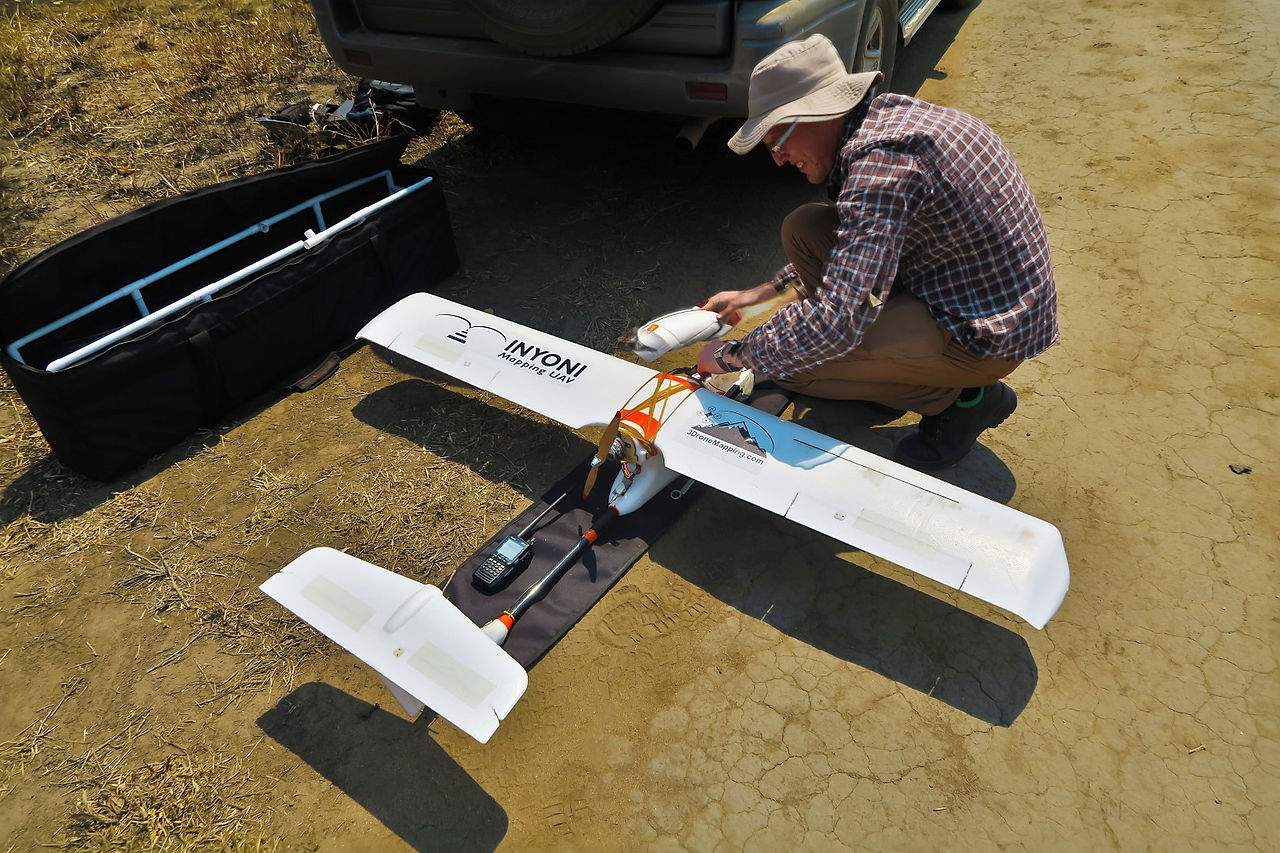 Drone flight preperations