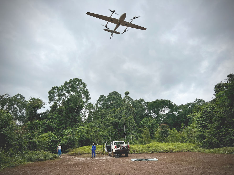 3DroneMapping LiDAR drone in Gabon