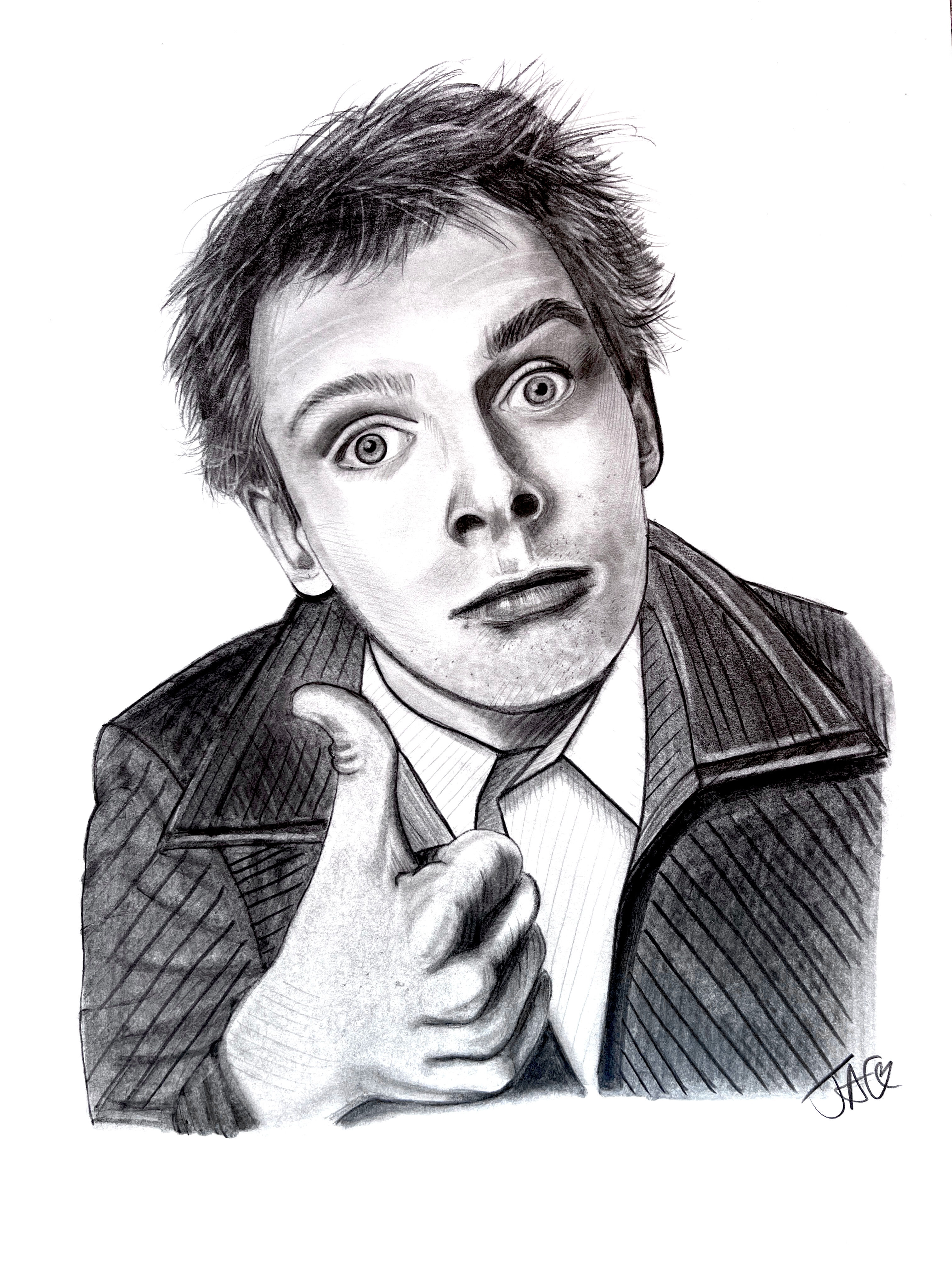 Rik Mayall (Kevin Turvey) Art Print