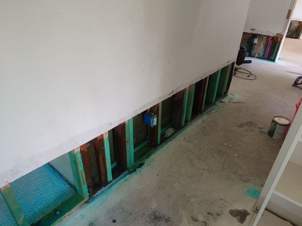 Flood Drywall Damage