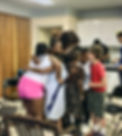 Team hug at Braddock Summer Group.