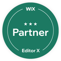 Wix Partner Badge. This site was made in Editor X