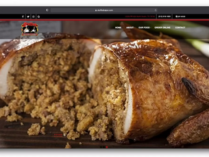 Turducken Photo From Stuffed Cajun Meat Market's Website stuffedcajun.com with great lighting and texture