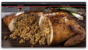 Turducken Photo From Stuffed Cajun Meat Market's Website stuffedcajun.com with great lighting and texture