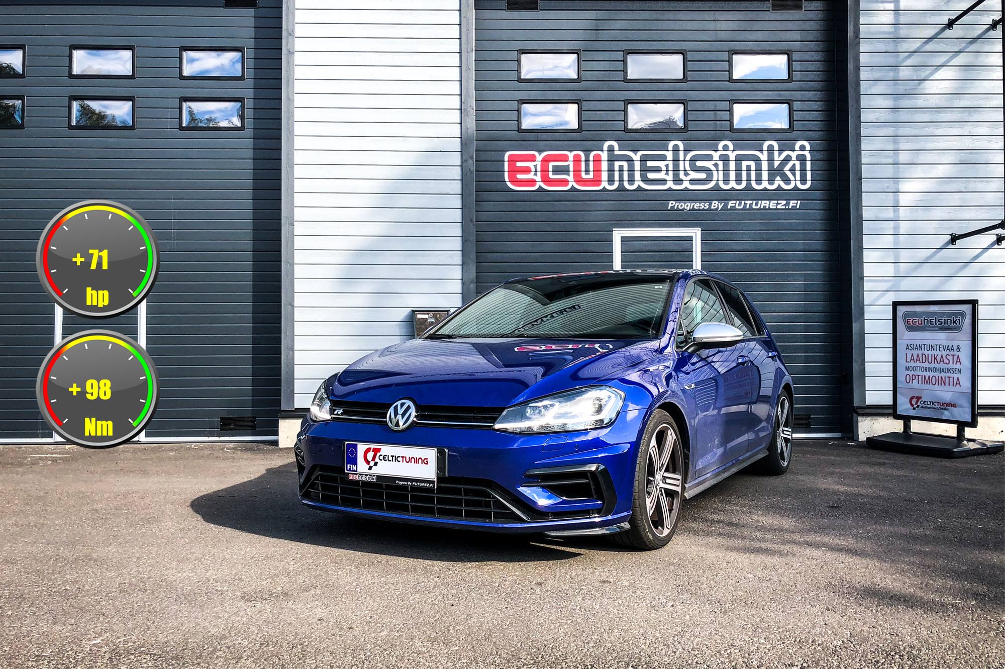 Golf R mk7.5 Celtic Tuning Lastutus