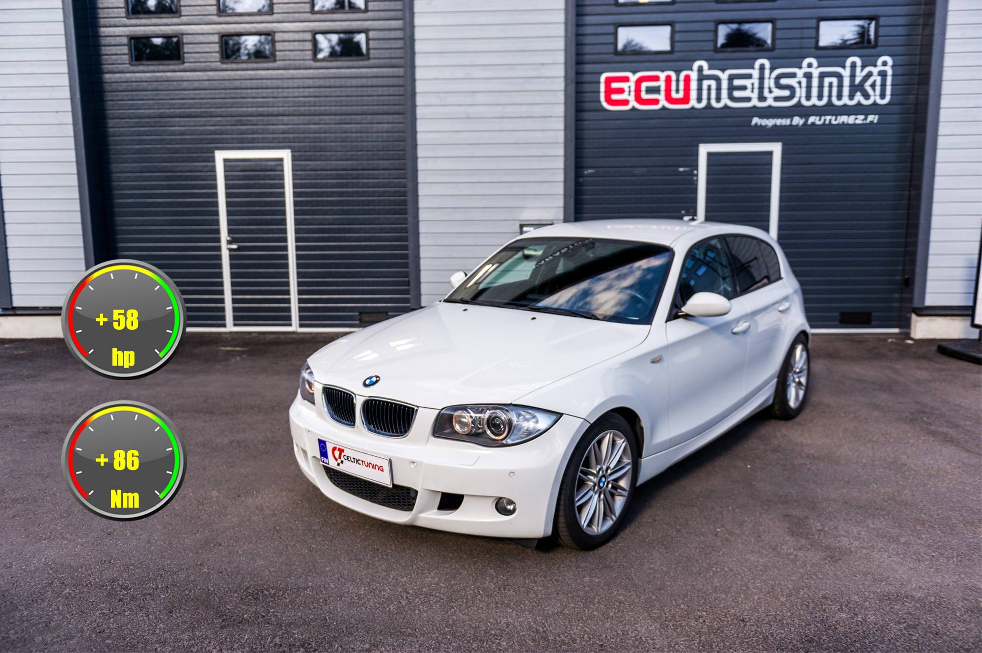 BMW 118D lastutus celtic tuning