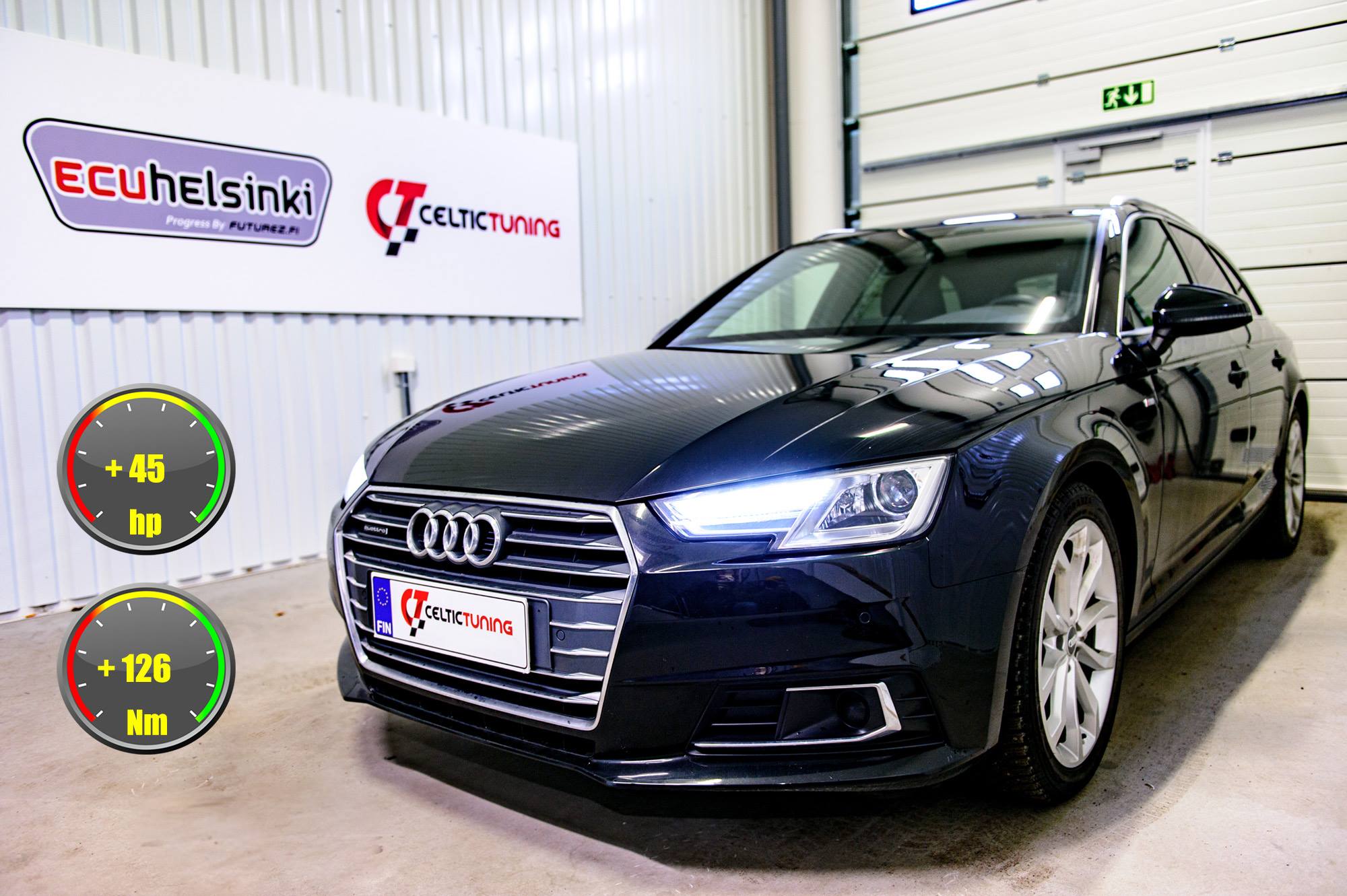 Audi A4 2.0 TDI optimointi celtic