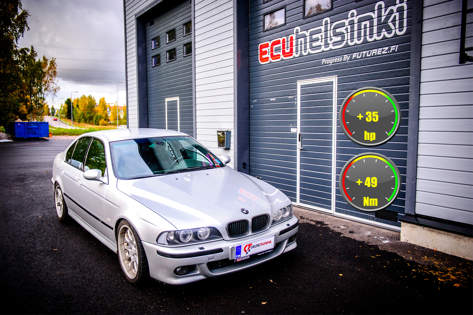 BMW E39 optimointi Celtic tuning