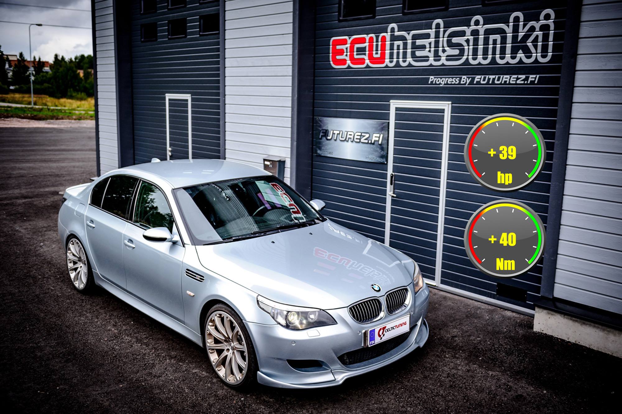 bmw m5 v10 optimointi celtic tuning