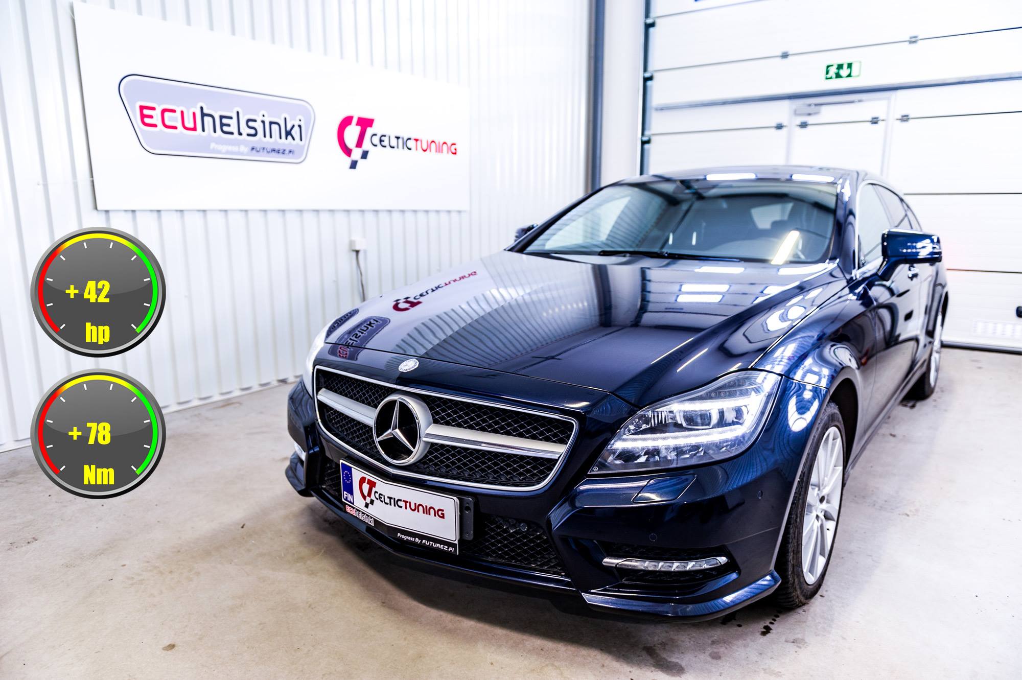 MB CLS 350 CDI optimointi celtic
