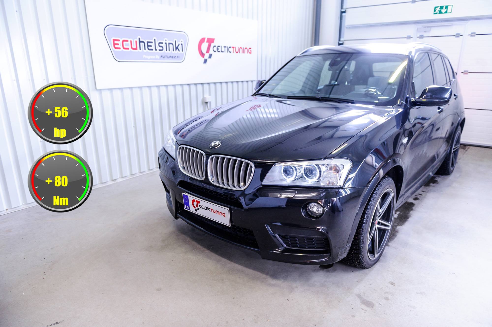 BMW X3 30D lastutus celtic tuning