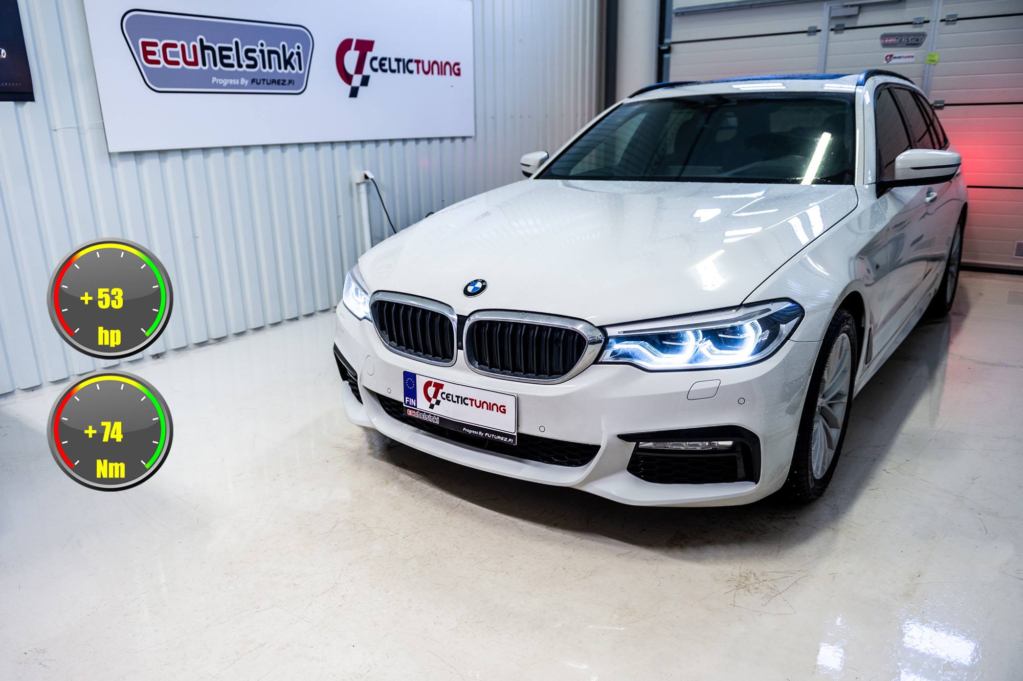 BMW 520D G31 viritys celtic tuning
