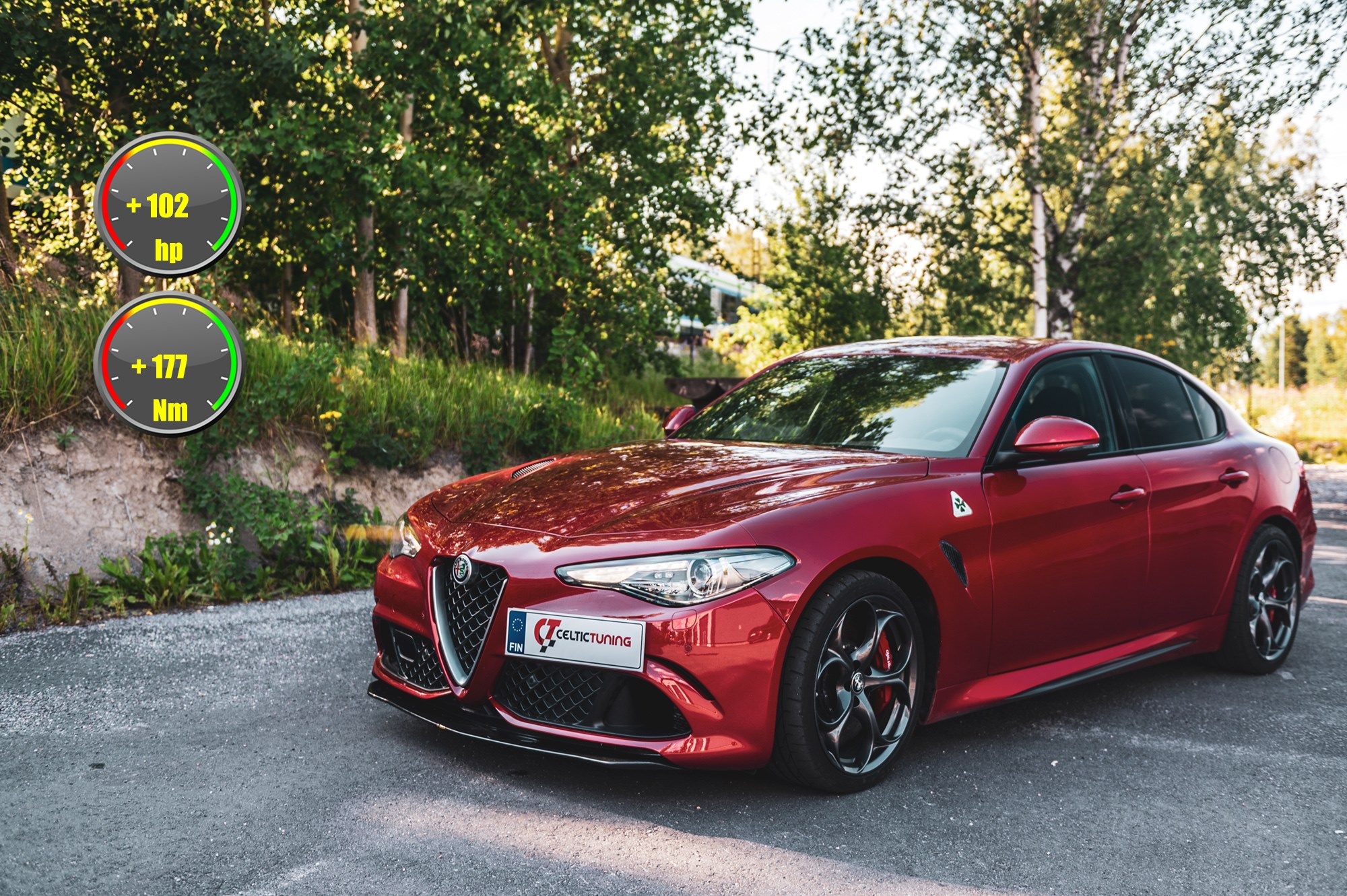 Alfa Romeo Giulia viritys celtic tun