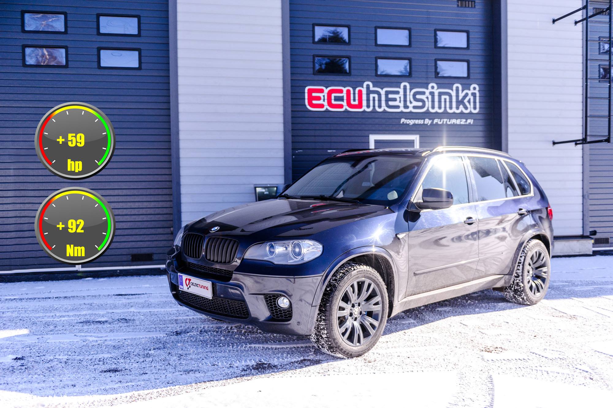 BMW X5 40D lastutus celtic tuning
