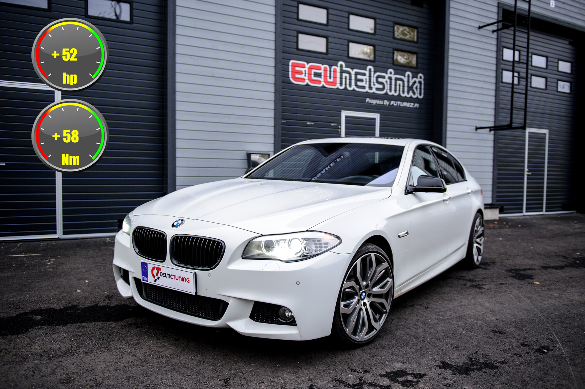 BMW 525D optimointi celtic tuning