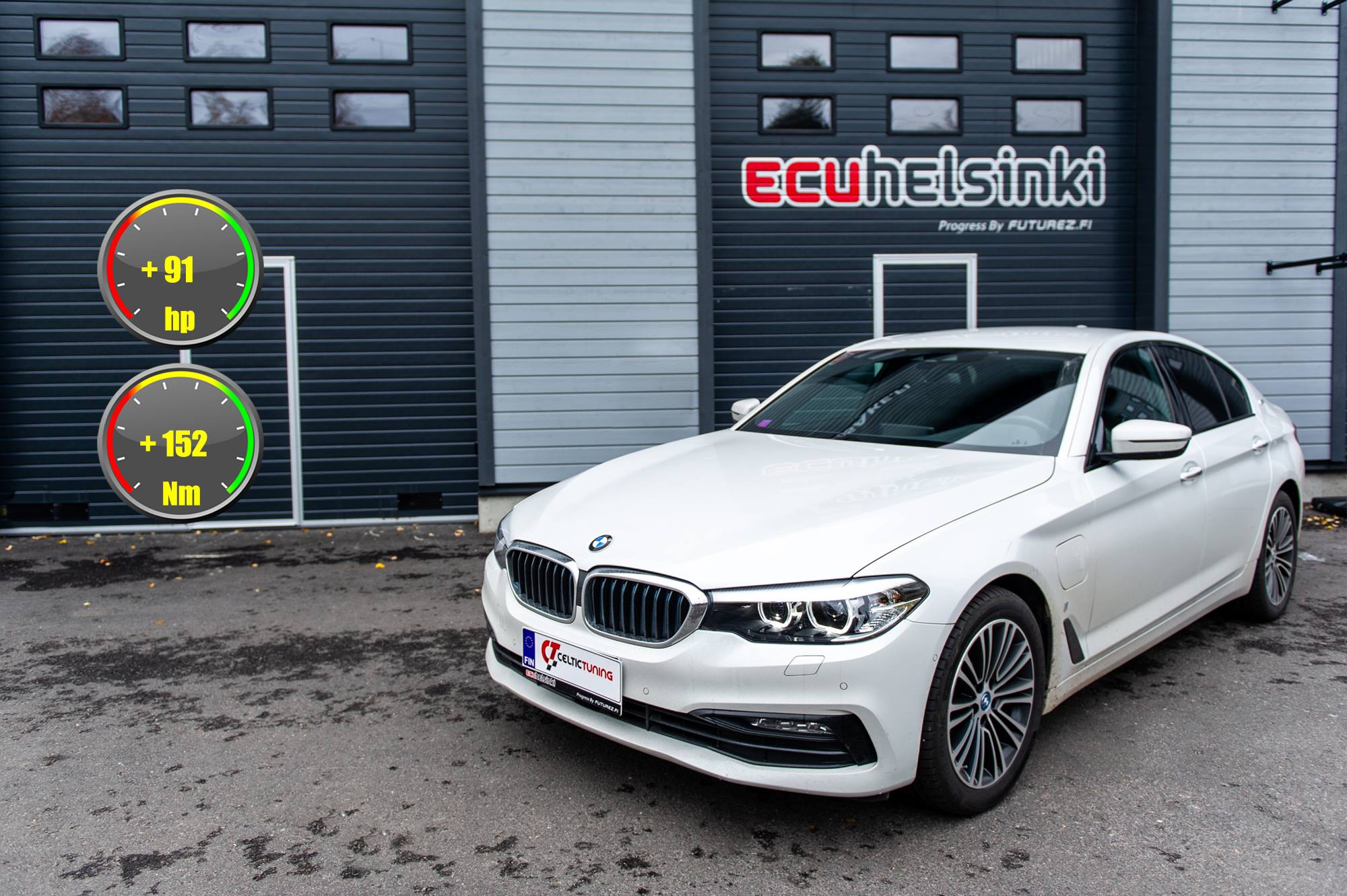 BMW 530e celtic tuning lastutus