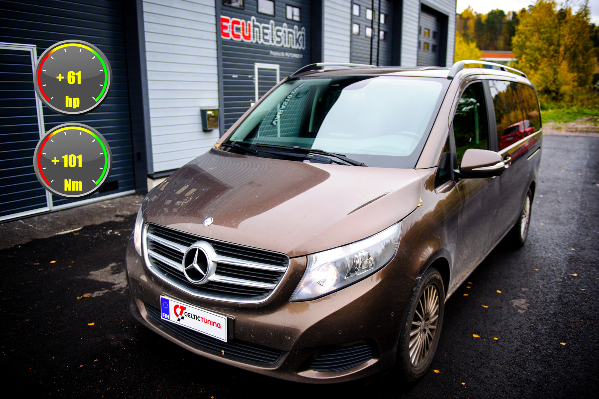 Mercedes v-class optimointi celtic