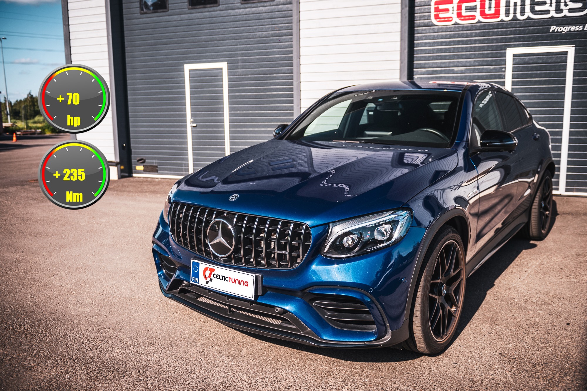MB GLC 63S AMG lastutus celtic tunin