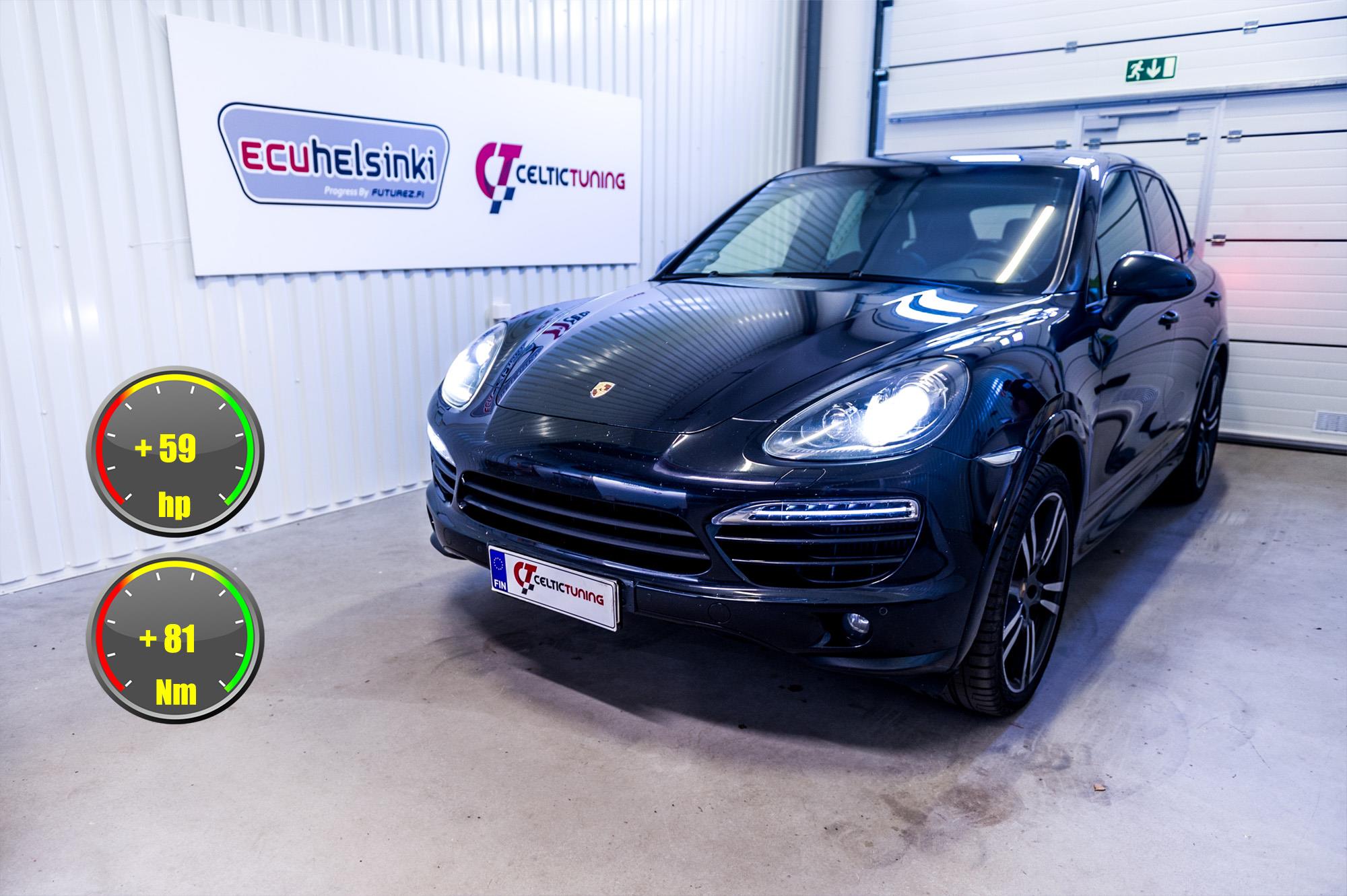 Porsche Cayenne lastutus celtic tuni