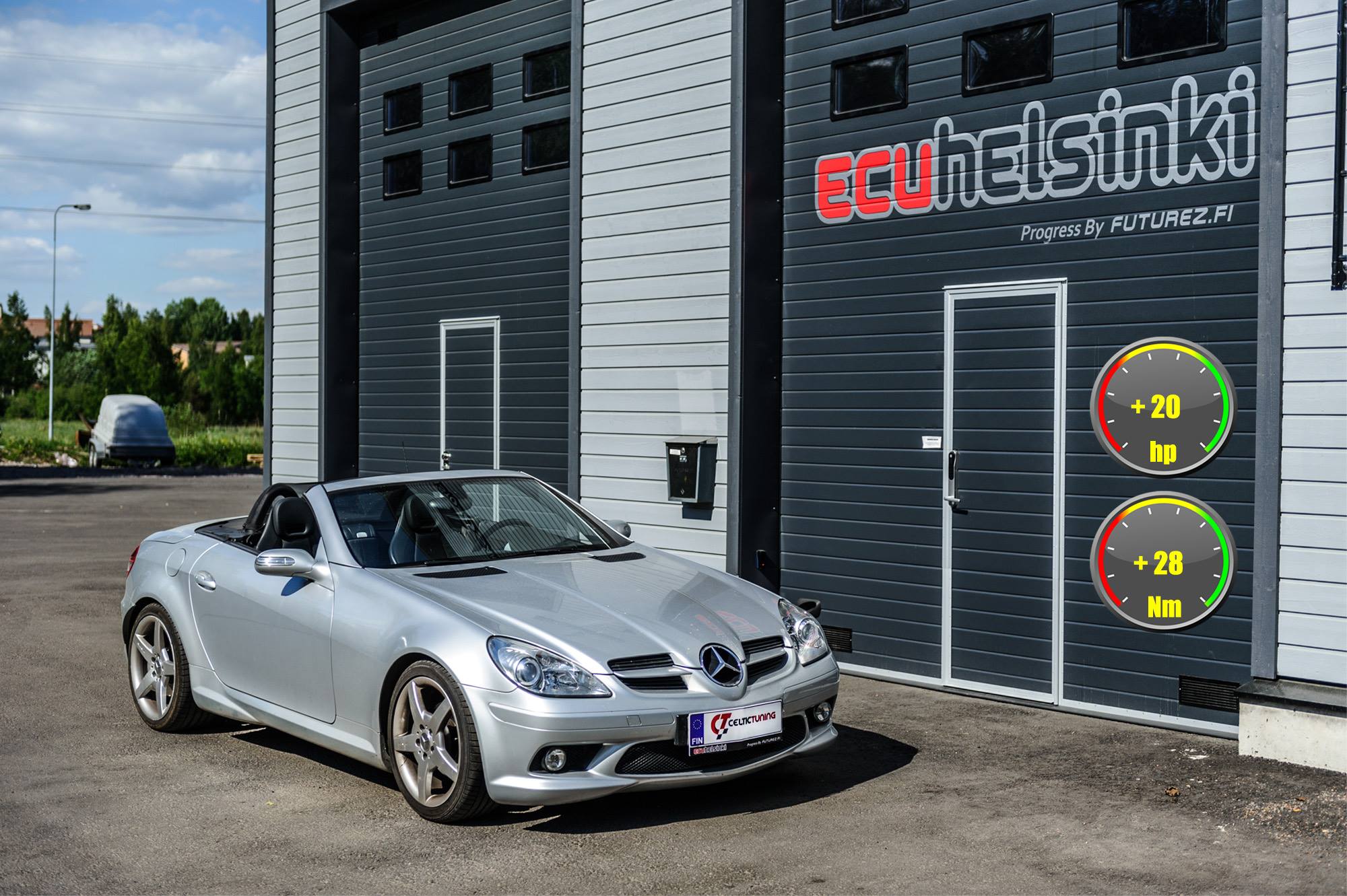 Mercedes Benz SLK lastutus celtic tu