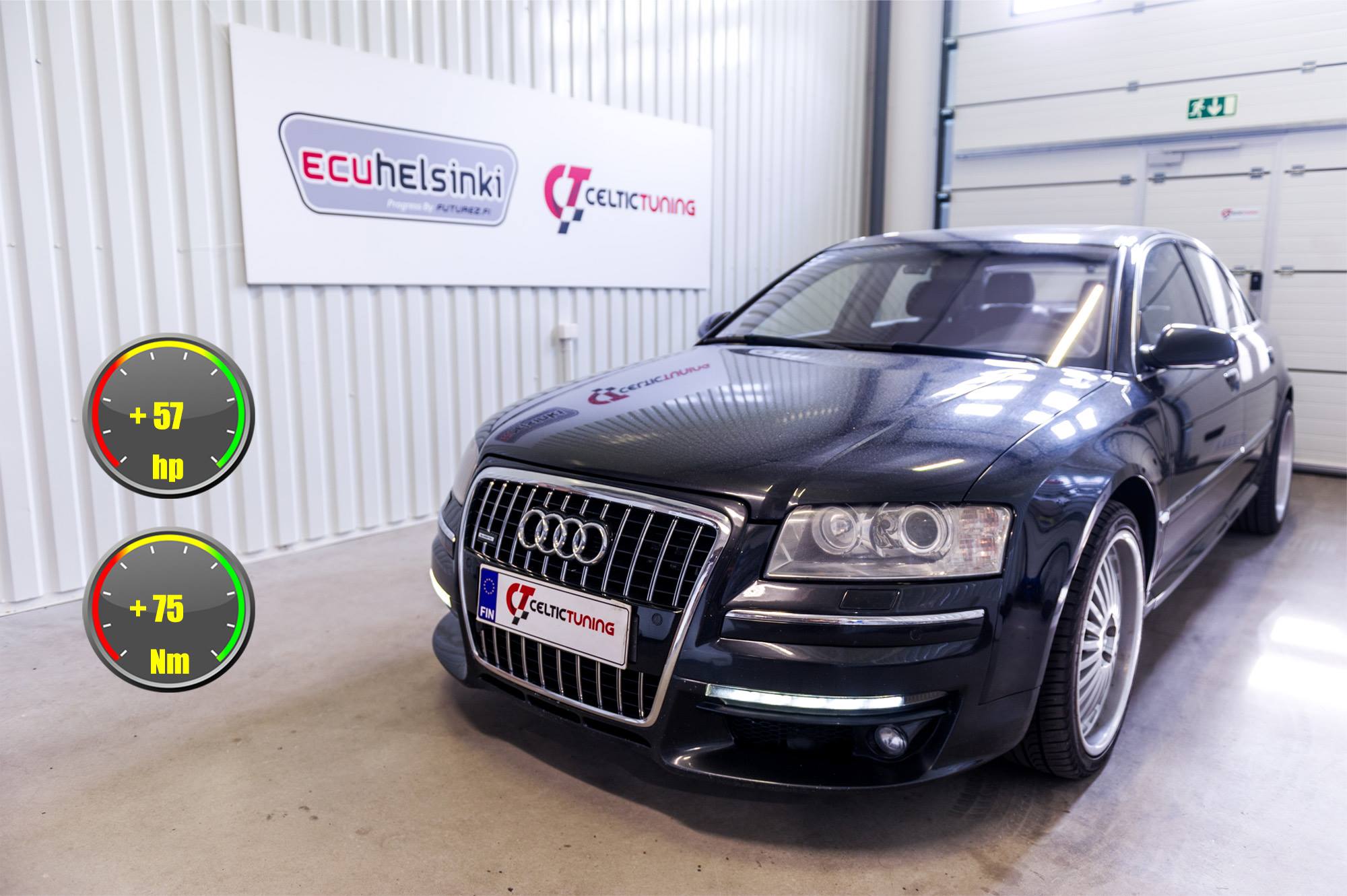 Audi A8 lastutus celtic tuning