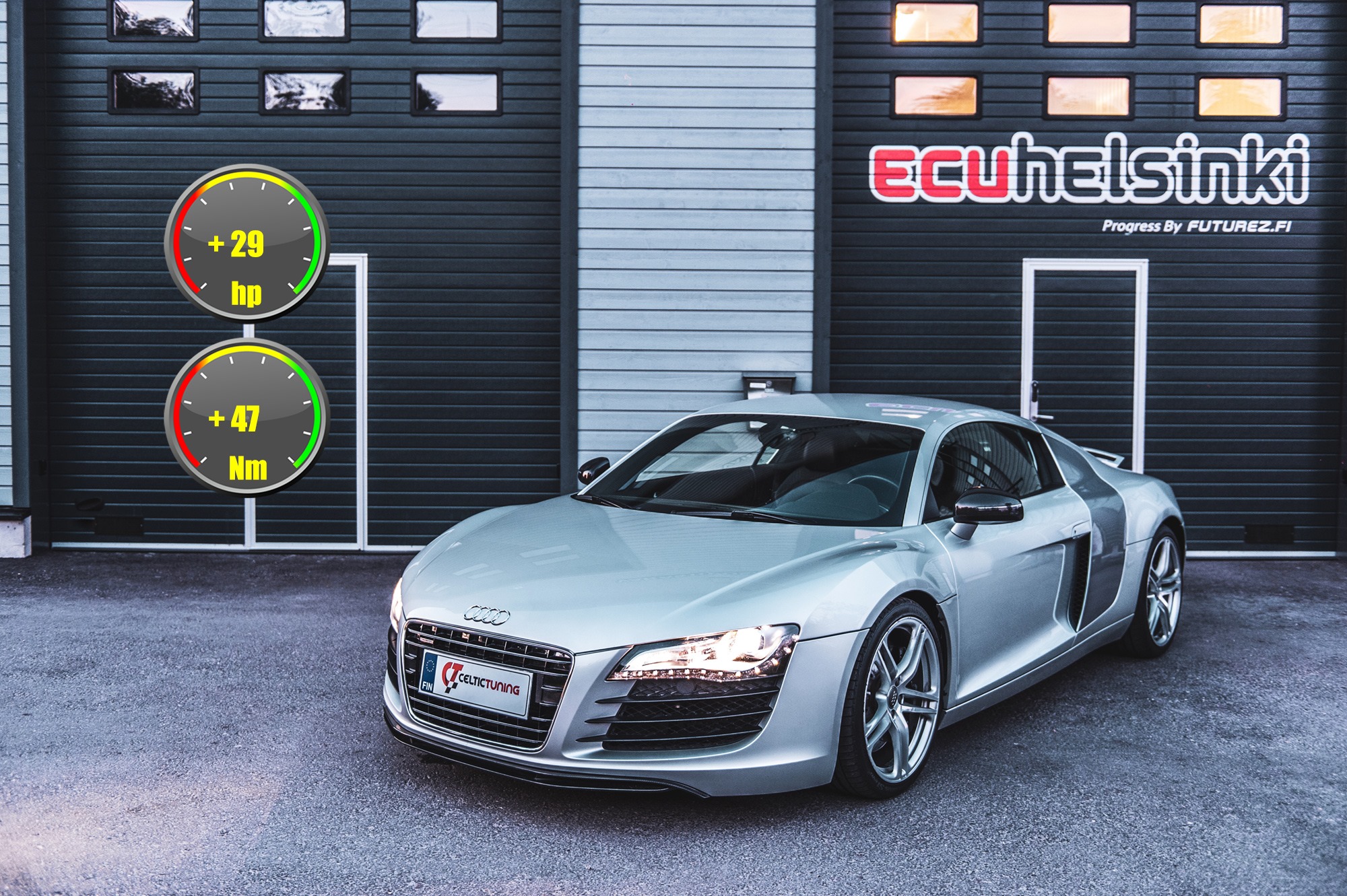 Audi R8 V8 lastu celtic tuning