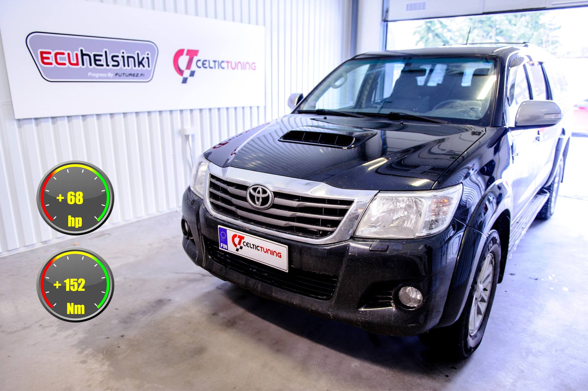 Toyota Hilux 3.0 D4D optimointi celt