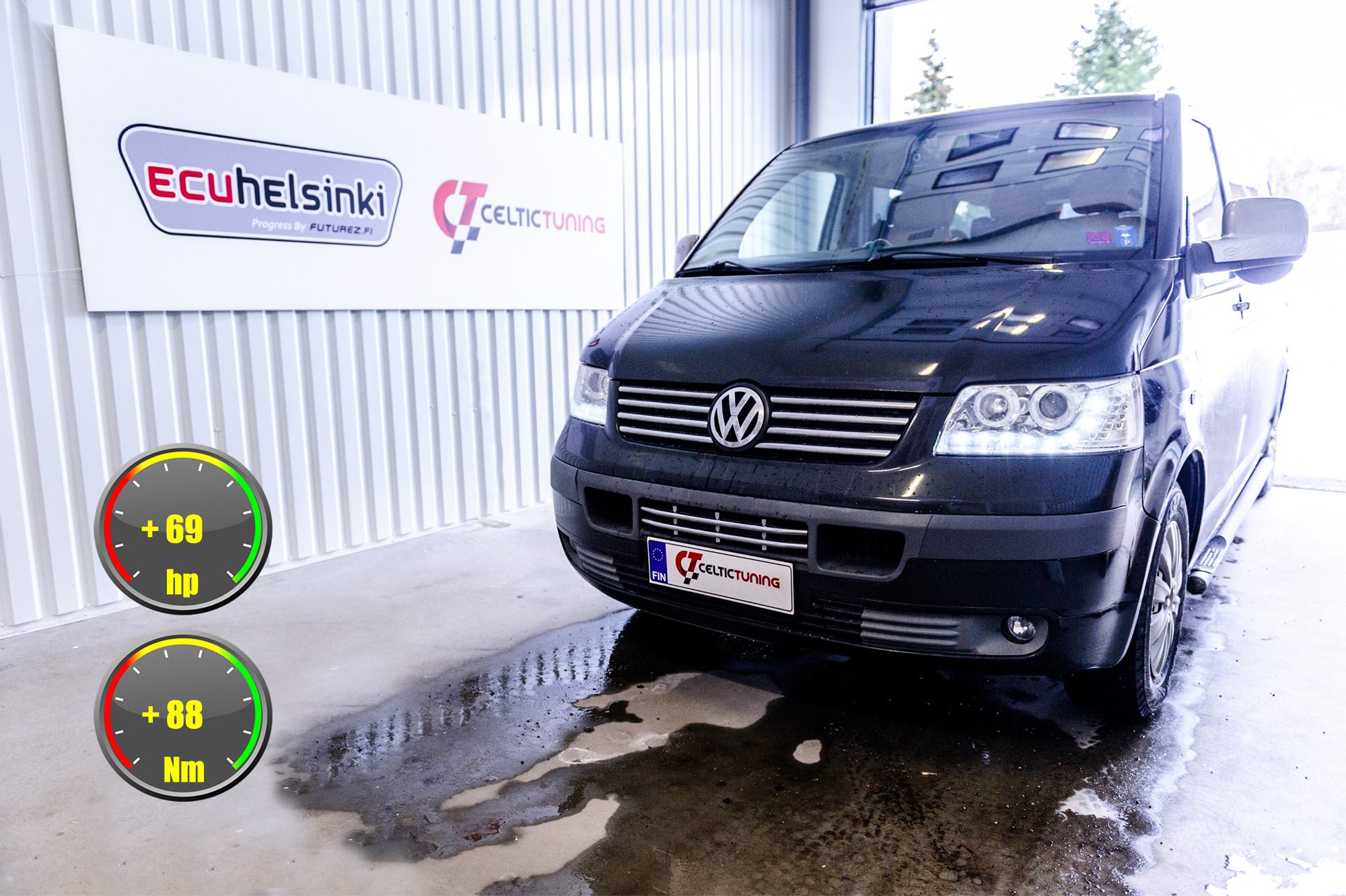 VW Transporter T5 optimointi celtic