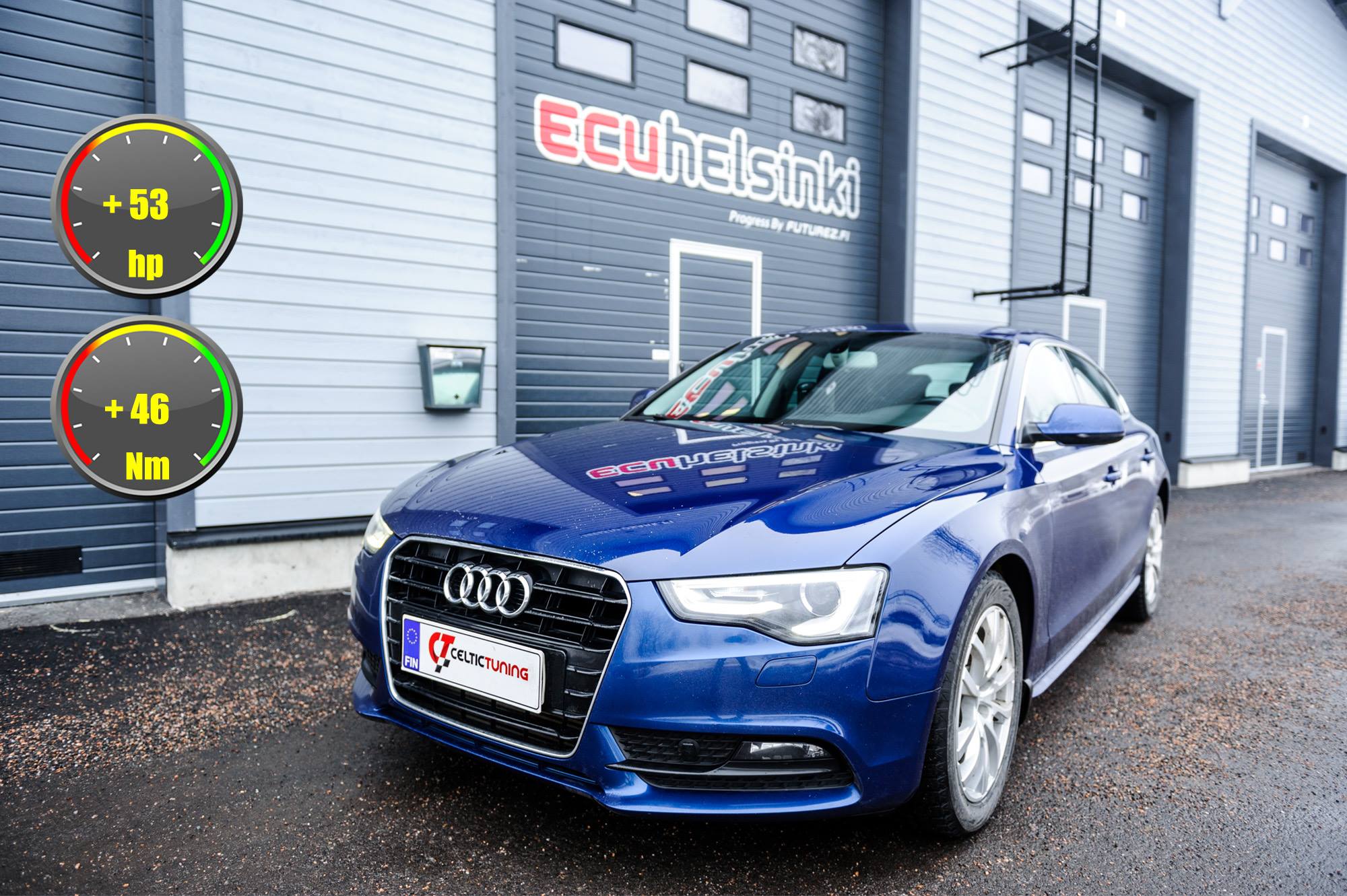 Audi A5 auton optimoint celtictuning