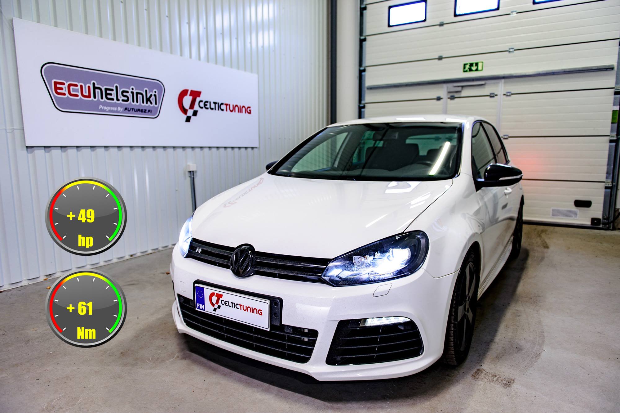 VW Golf R optimointi celtic
