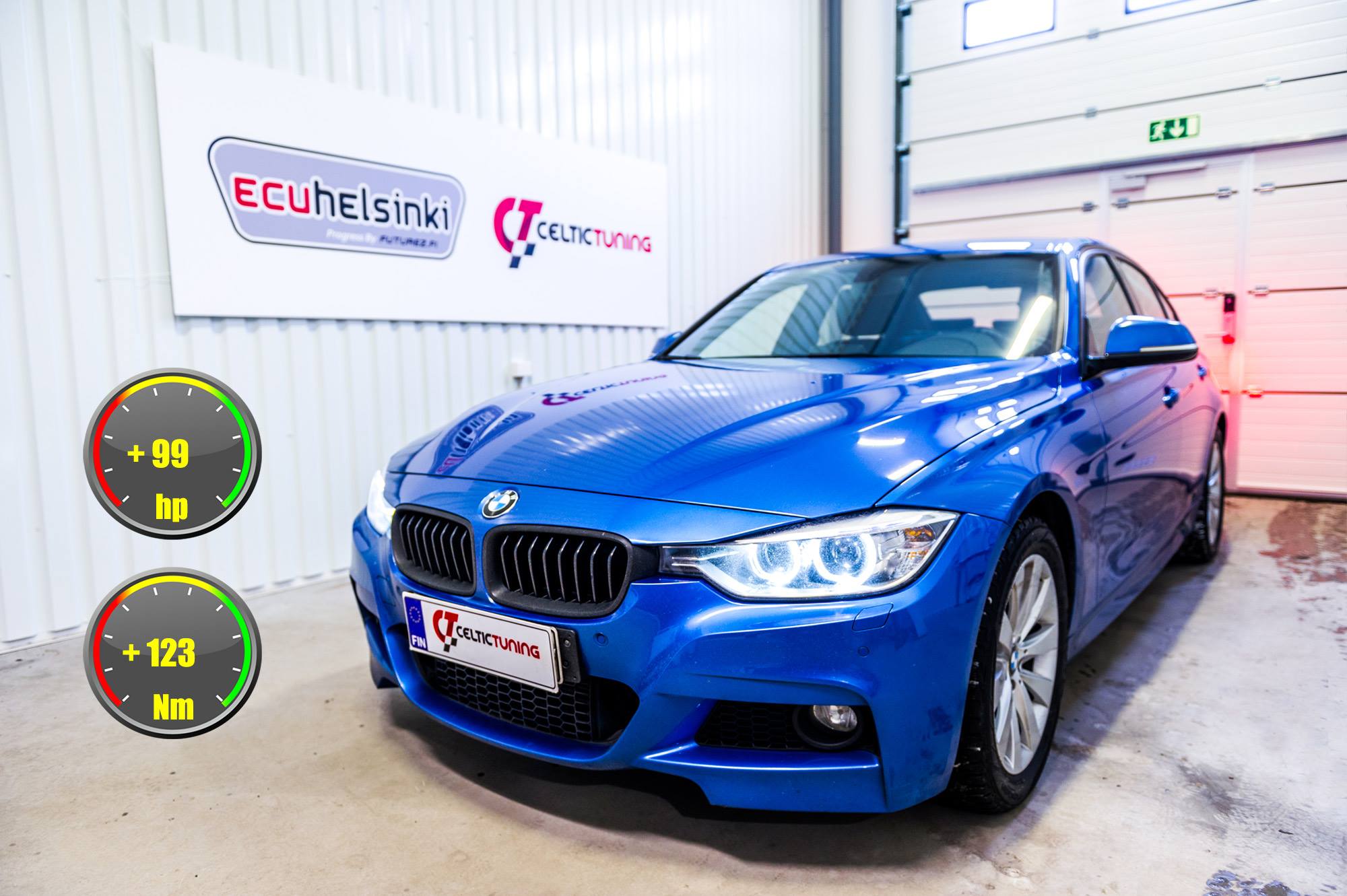 BMW 320i optimointi celtic tuning