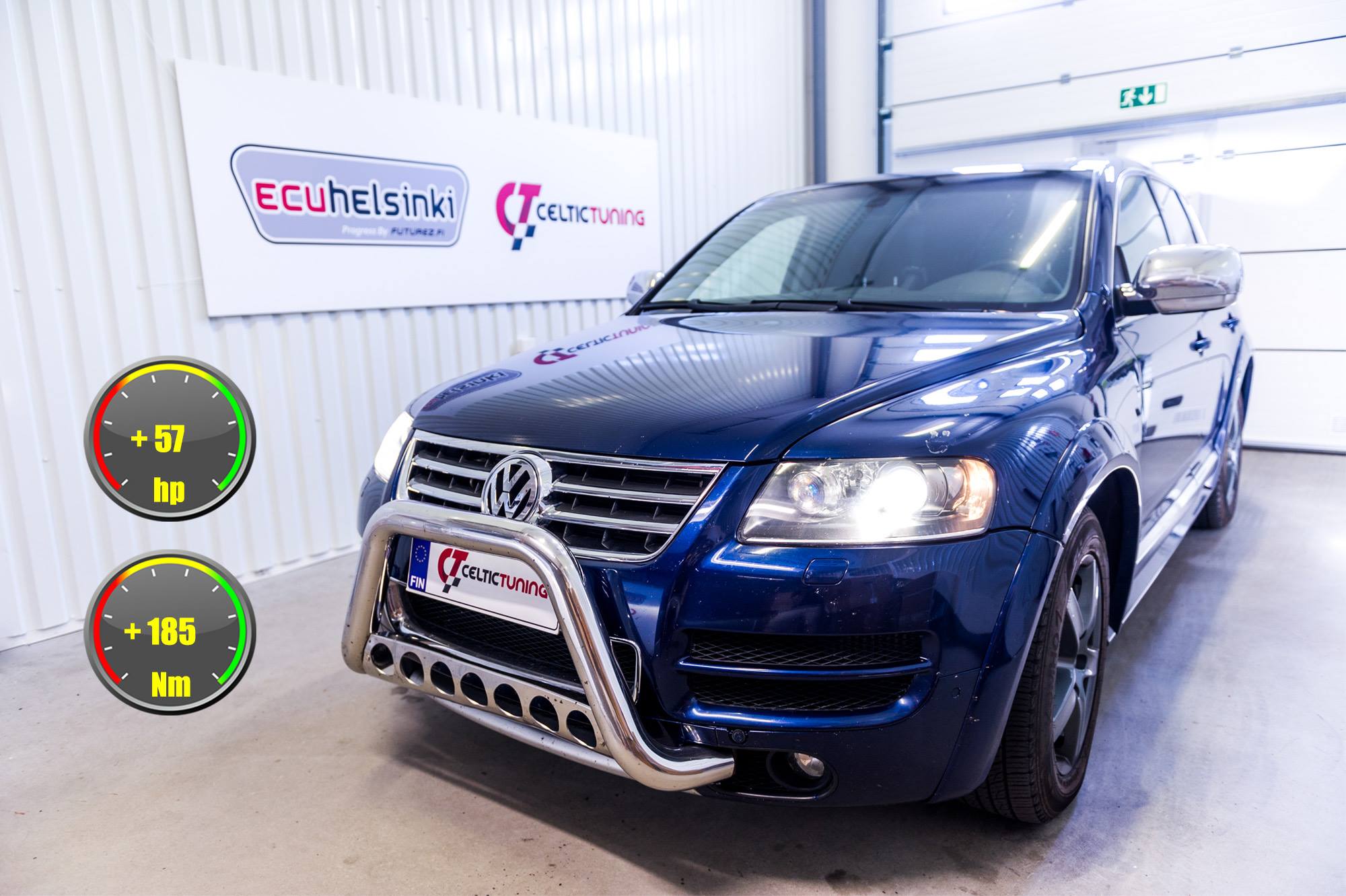VW Touareg V10 lastutus celtic tunin
