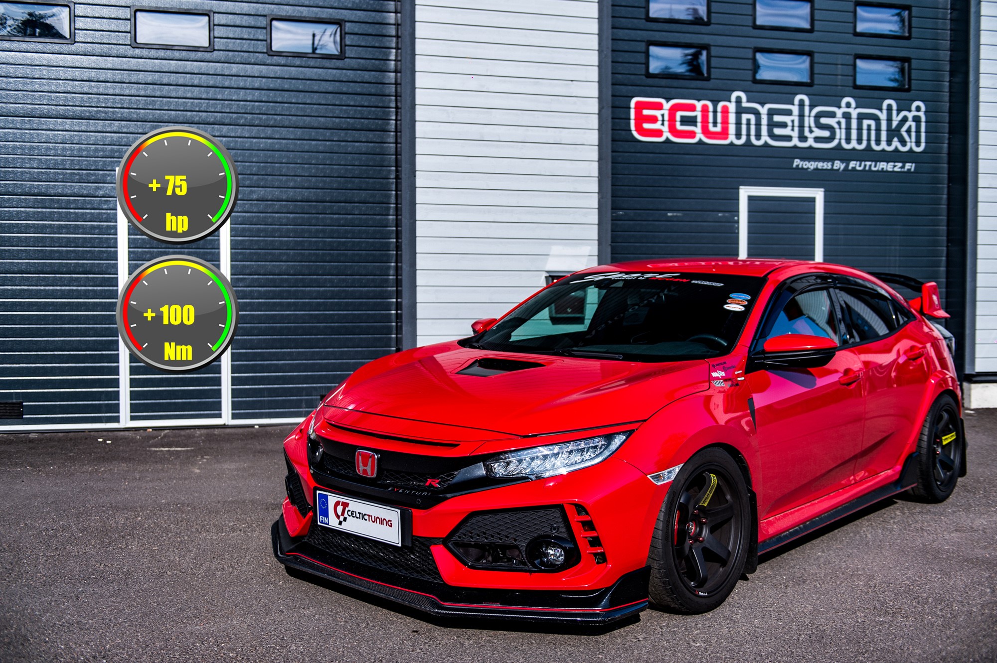 Honda civic type-r lastutus celtic