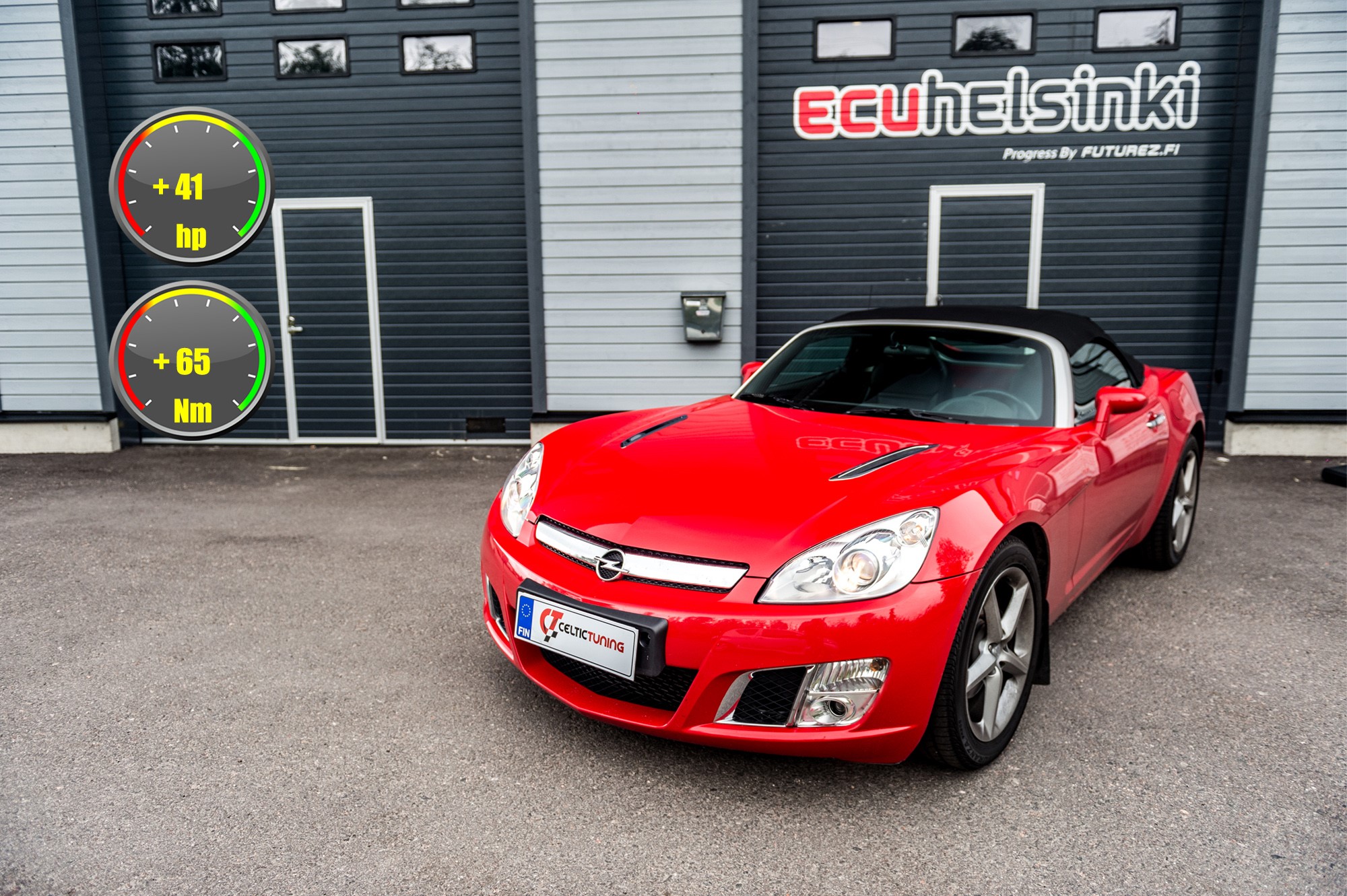 Opel GT lastutus celtic tuning