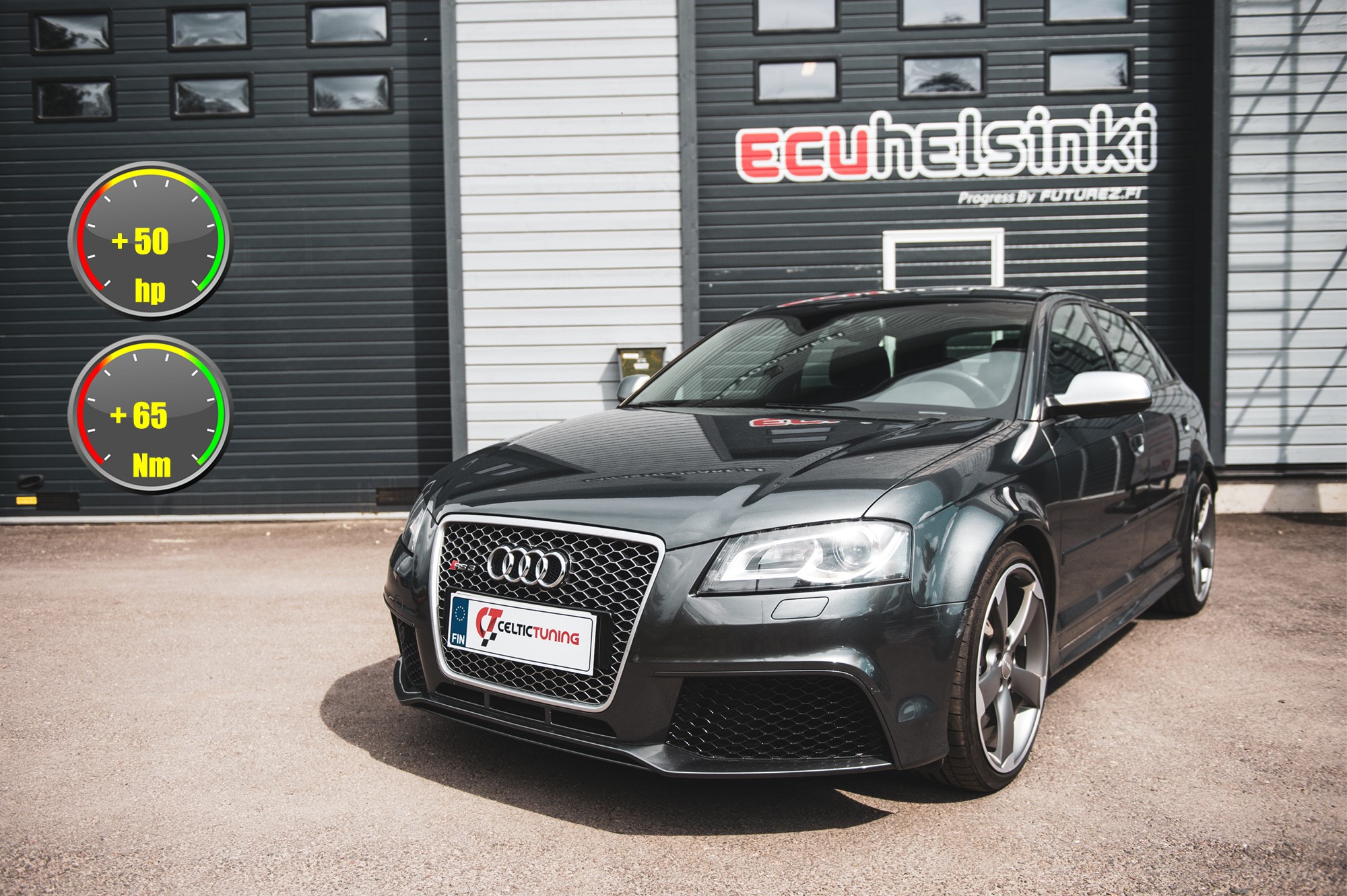 Audi RS3 celtic tuning lastutus