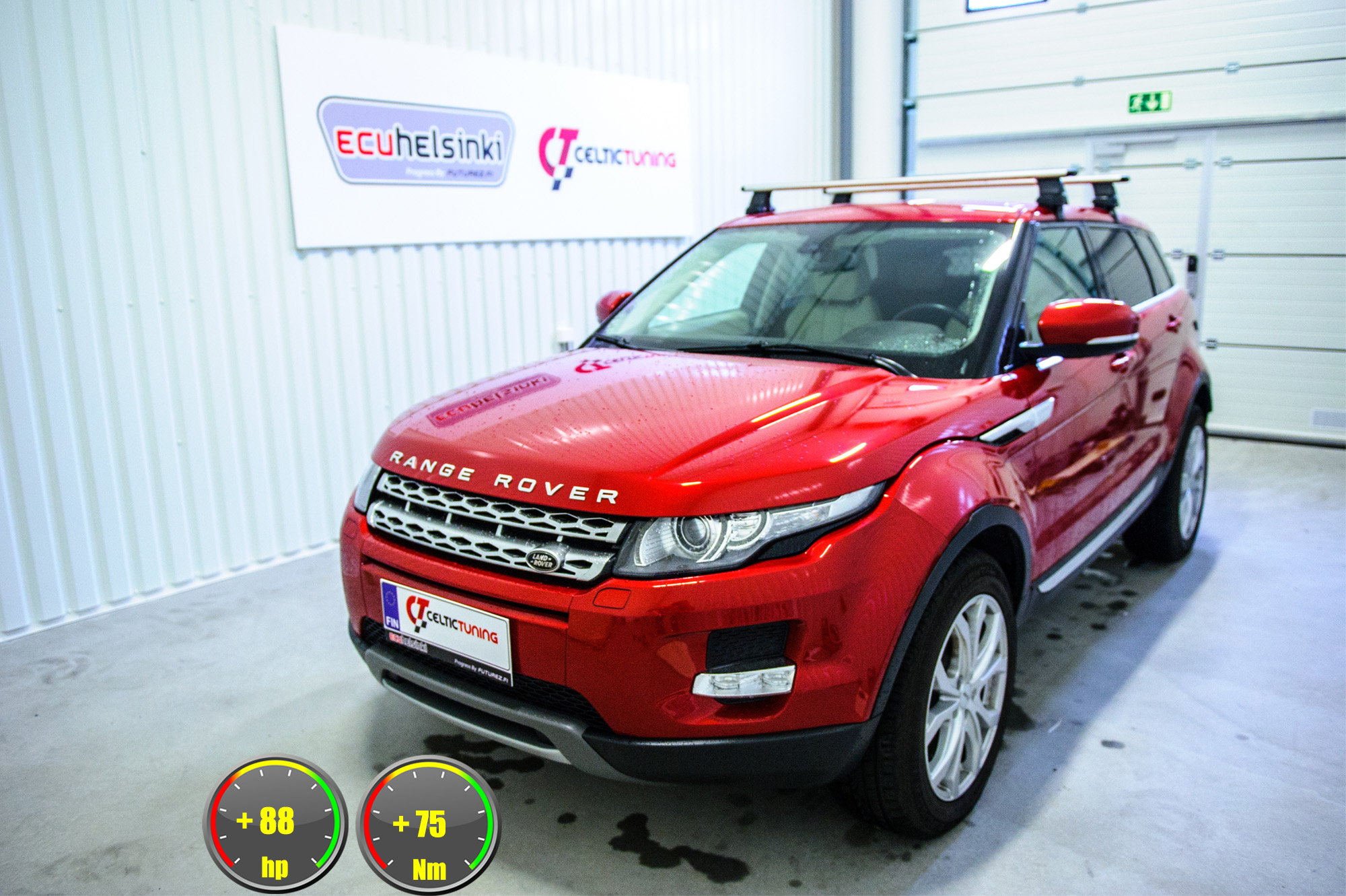 Range rover evoque optimointi