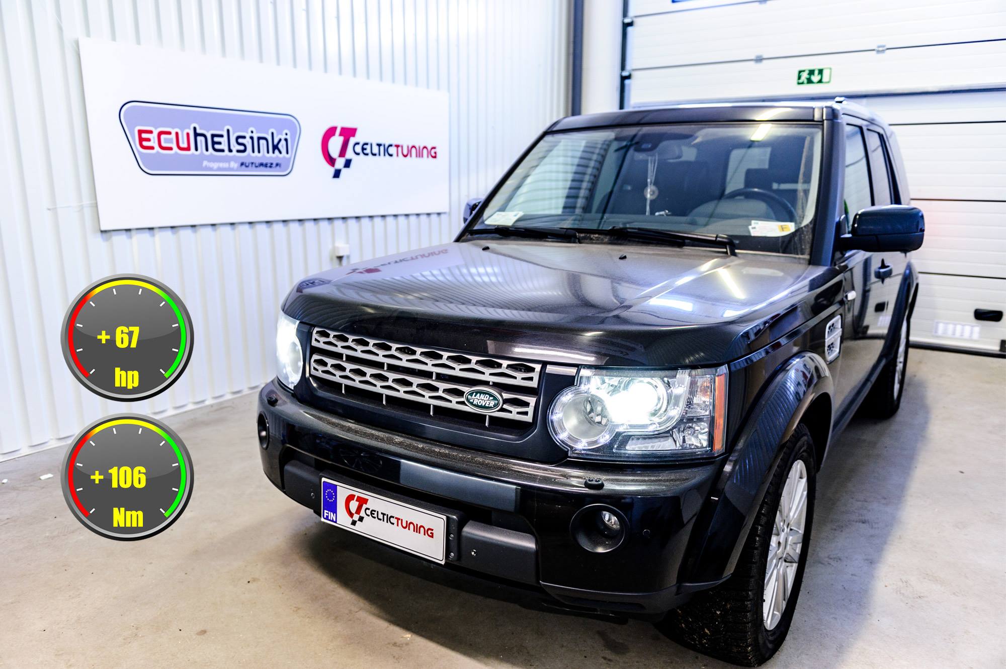 Land rover discovery optimointi celt