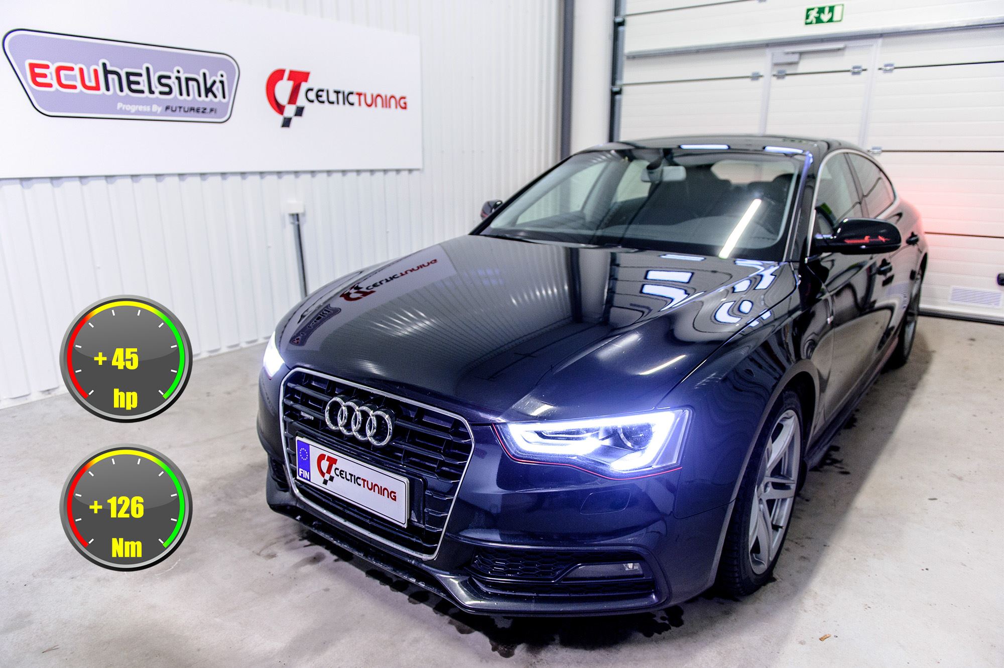 Audi A5 3.0 TDI optimointi celtic